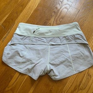 Lululemon speed shorts
